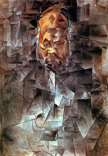 Lukisan Portrait of Ambroise Vollard (1909-1910) karya Pablo Picasso