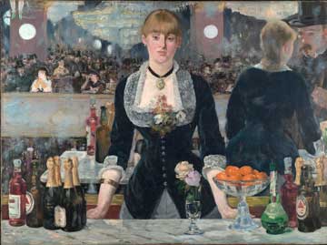 Lukisan A Bar at the Folies Bergere (1822) karya Edouard Manet