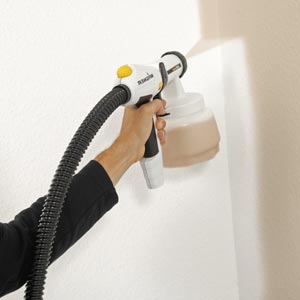 teknik mengecat tembok spray airbrush semprot